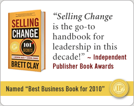 Selling Change by Brett Clay, named Best Business Book of 2010