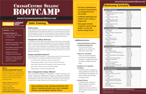 ChangeCentric Selling Boot Camp Brochure